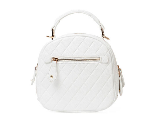 Diamond embossed fabric high fashion handbags personalized light gold hardware decoration